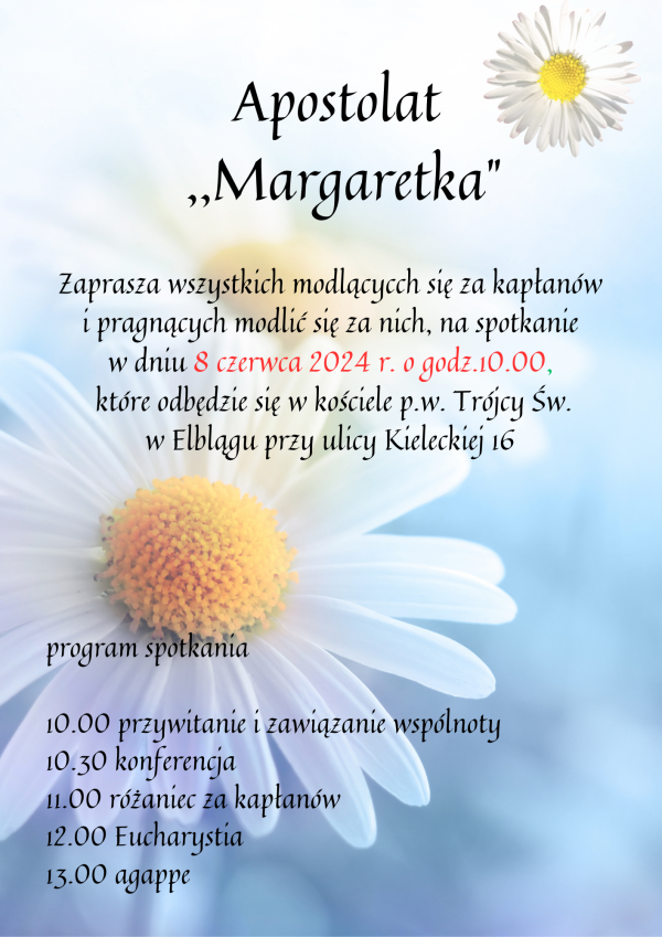 Apostolat Margaretka 1