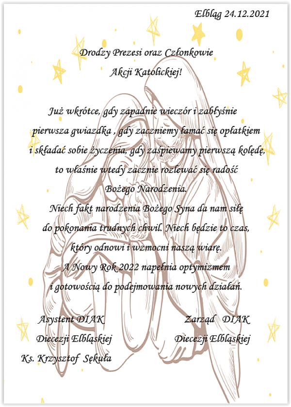 Drodzy Prezesi oraz Czonkowie